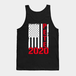 PETE President 2020 American Flag Tank Top